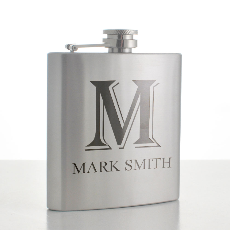 August 2019 New Arrivals Custom Logo Laser Engraving Canada Stainless Stainless Steel Hip Flask Personal Wedding, Hip Flask Name