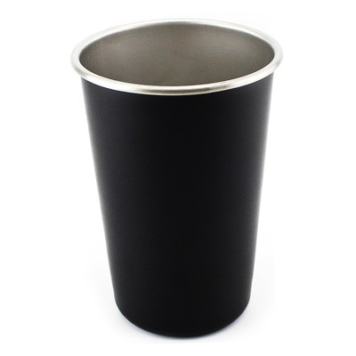 Hot sale stainless steel metal hemming edge tin travel coffee picnic mug