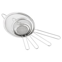 Set of 4 Premium Quality Fine Mesh Stainless Steel Strainers